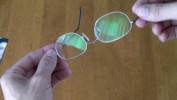 GlassesShop review - glasses 3 - inspecting anti-reflective coating